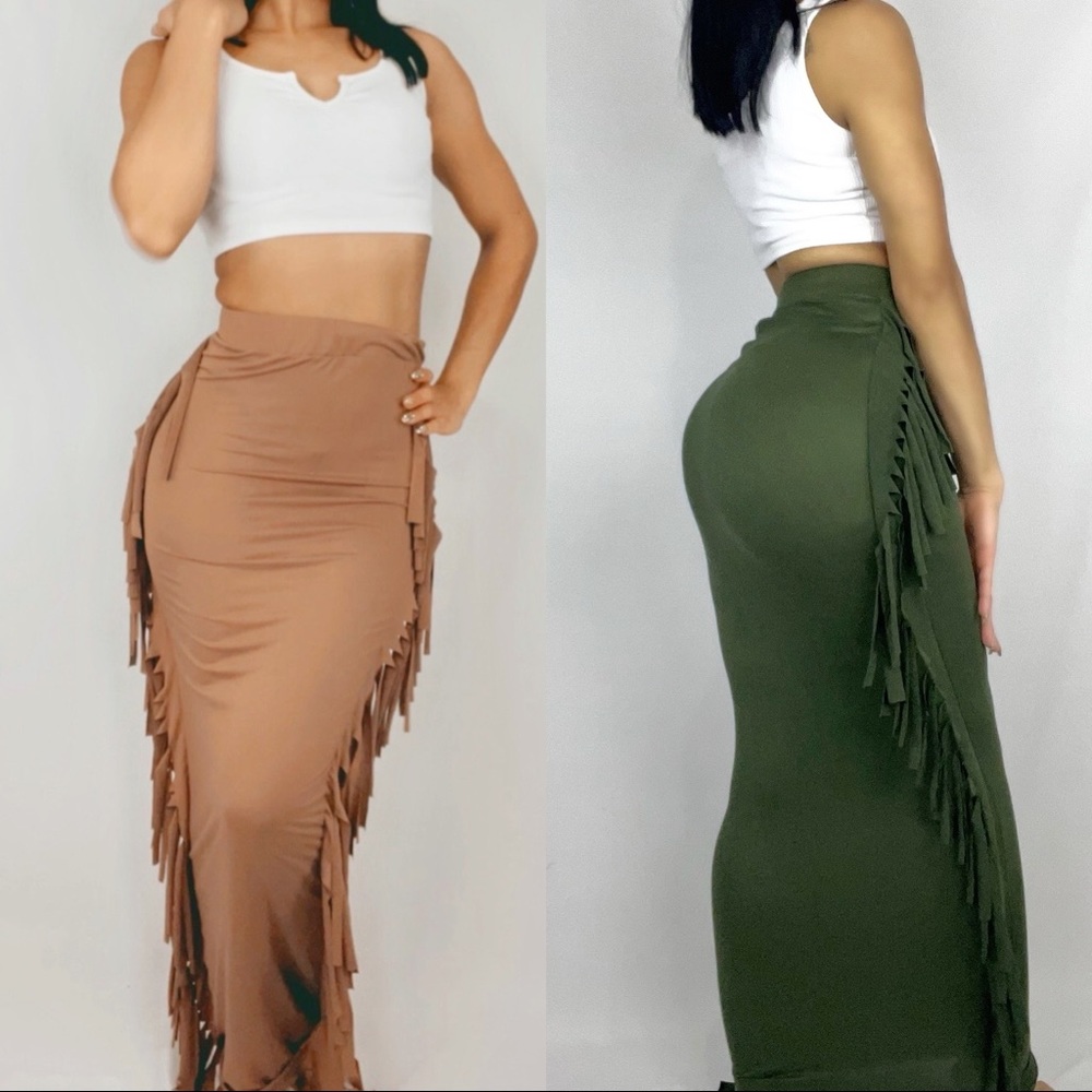 Fringe skirt